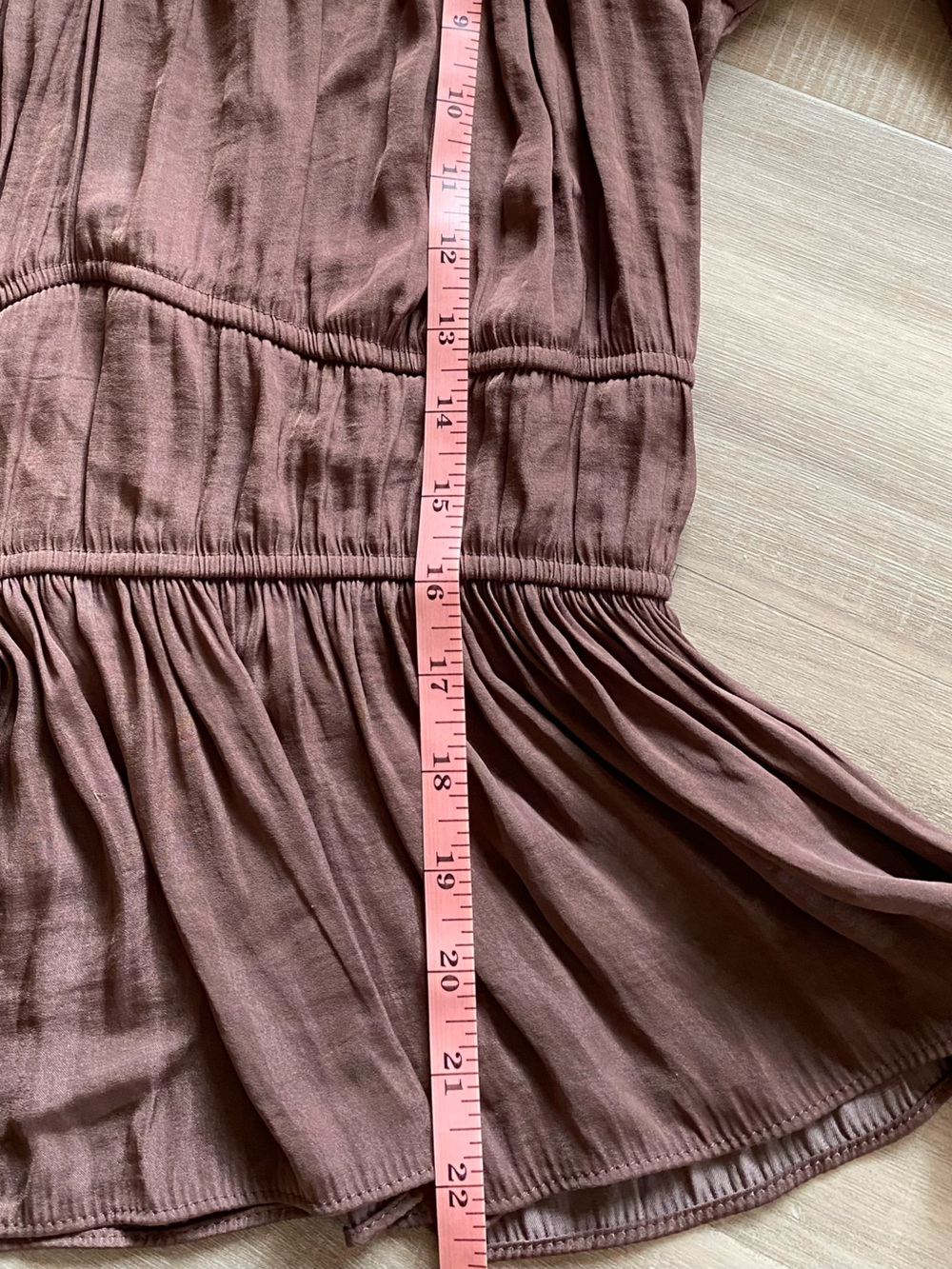 Nine West Women’s Chocolate Brown On/Off Shoulder Top - Picture 5 of 5